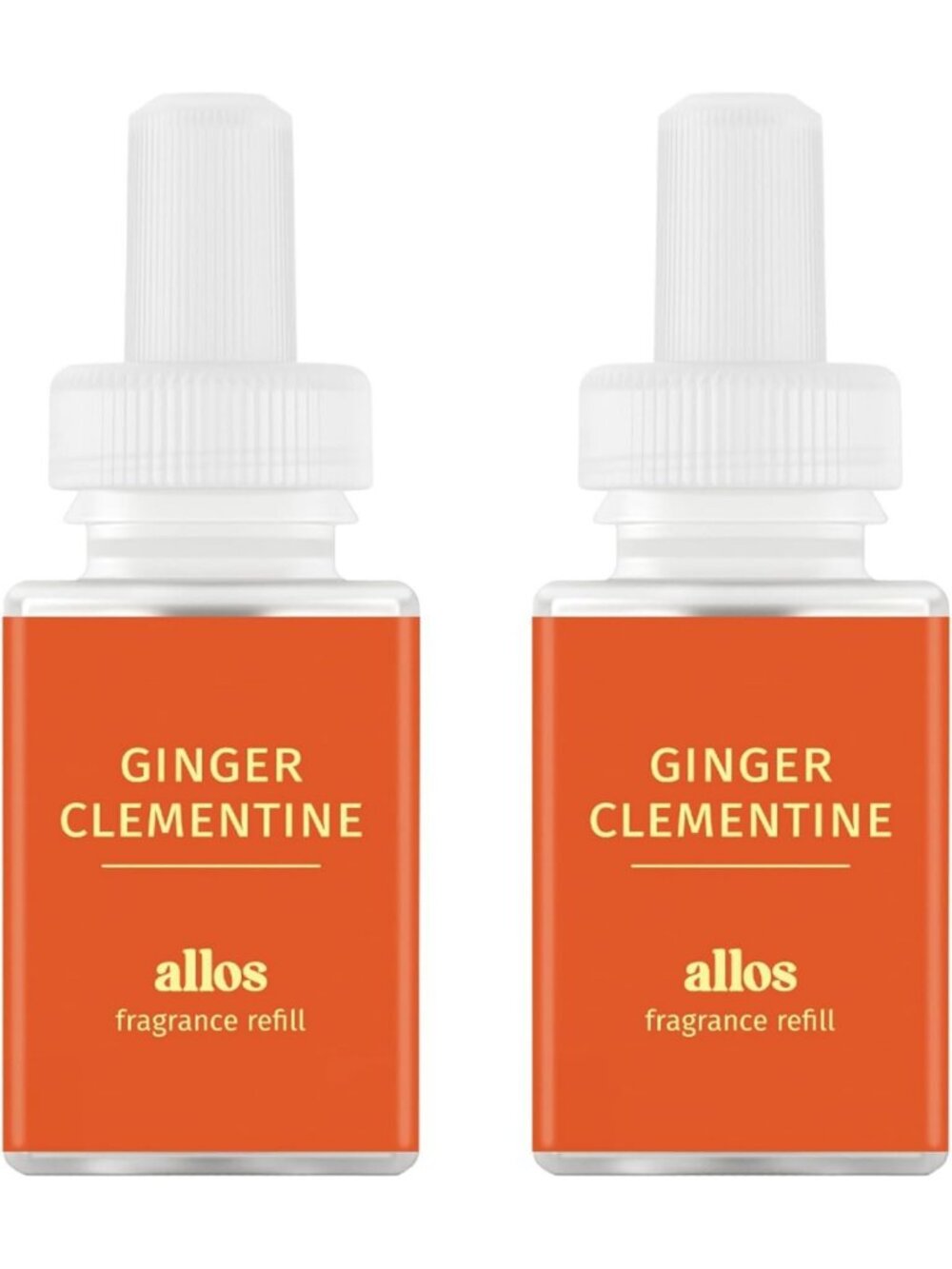 Ginger Clementine Diffuser Refill 2 Pack - Energizing Home Fragrance Oil
